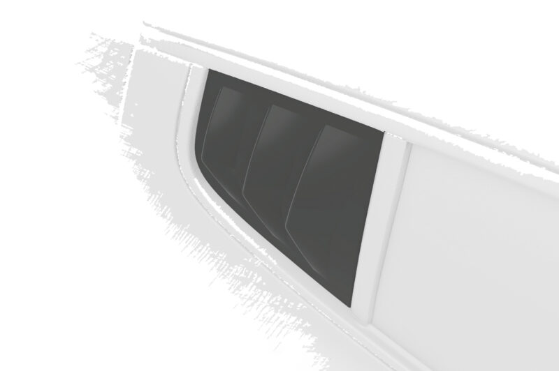 Cubiertas de ventanillas laterales para Kia Stinger GT SSB008-C