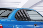 Cubiertas de lunas laterales para BMW Serie 3 E36 Coupé SSB010-S Negro mate 5