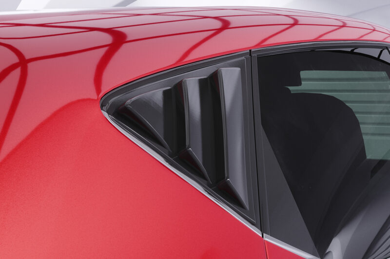 Cubre lunas laterales para Seat Leon 3 (Tipo 5F) 5 puertas SSB015-S Negro mate 2