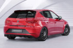Cubre lunas laterales para Seat Leon 3 (Tipo 5F) 5 puertas SSB015-S Negro mate 6