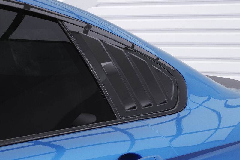 Cubiertas de lunas laterales para BMW Serie 4 F36 Gran Coupé SSB017-S Negro mate 2