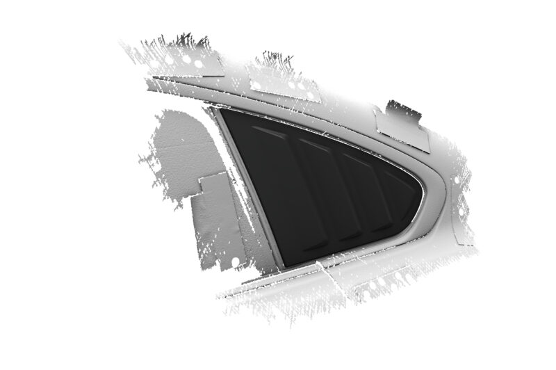 Cubiertas de lunas laterales para BMW Serie 4 F36 Gran Coupé SSB017-C