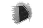 Cubiertas de ventanillas laterales para VW Golf 8 hatchback SSB018-C