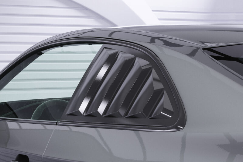 Cubiertas de lunas laterales para Audi A5 / S5 / RS5 (8T) Coupé SSB019-S Negro mate 2