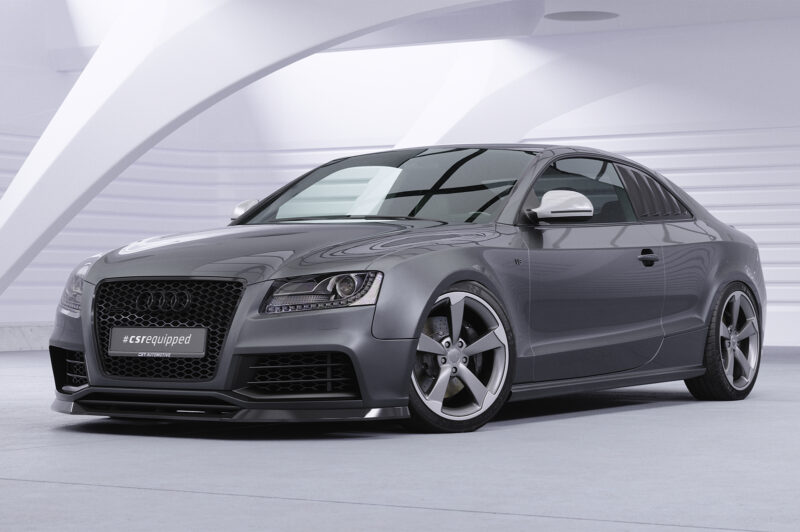 Cubiertas de lunas laterales para Audi A5 / S5 / RS5 (8T) Coupé SSB019-S Negro mate 6