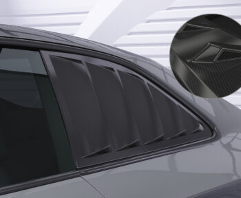 Cubiertas de lunas laterales para Audi A5 / S5 / RS5 (8T) Coupé SSB019-C Carbon look 1