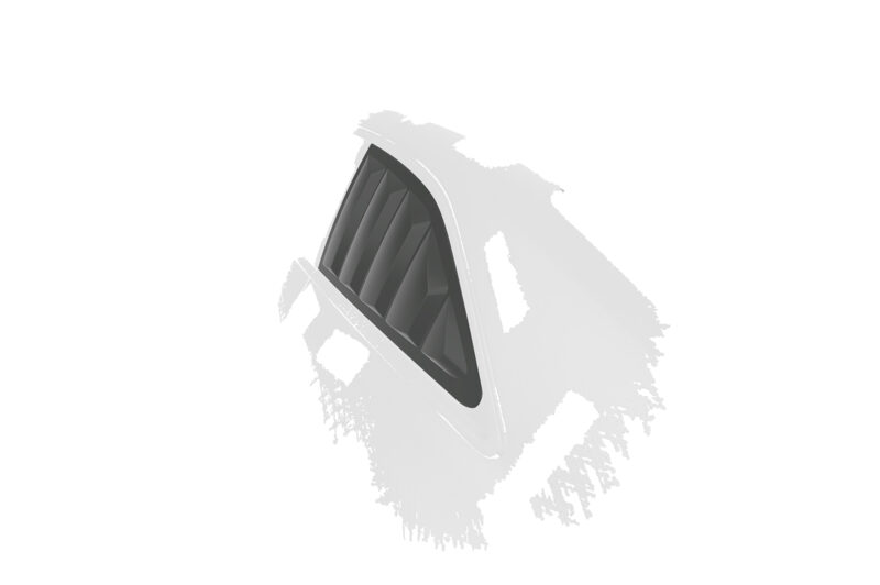 Cubiertas de lunas laterales para Audi A5 / S5 / RS5 (8T) Coupé SSB019-C