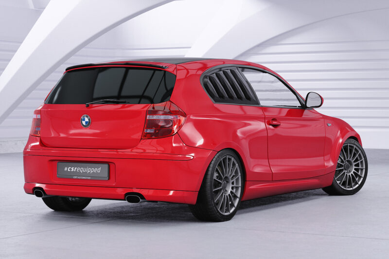 Cubiertas de lunas laterales para BMW Serie 1 E81 SSB022-S Negro mate 4