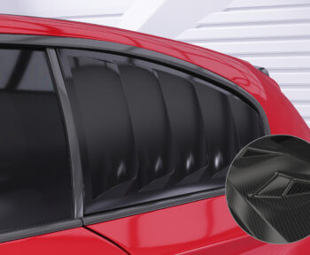 Cubre lunas laterales para BMW Serie 1 E81 SSB022-C Carbon look 1