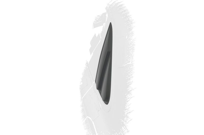 Cubiertas de ventanillas laterales para Hyundai I30 (PD) hatchback SSB024-S Negro mate 2