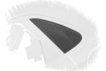 Cubiertas de ventanillas laterales para Hyundai I30 (PD) hatchback SSB024-S Negro mate 4