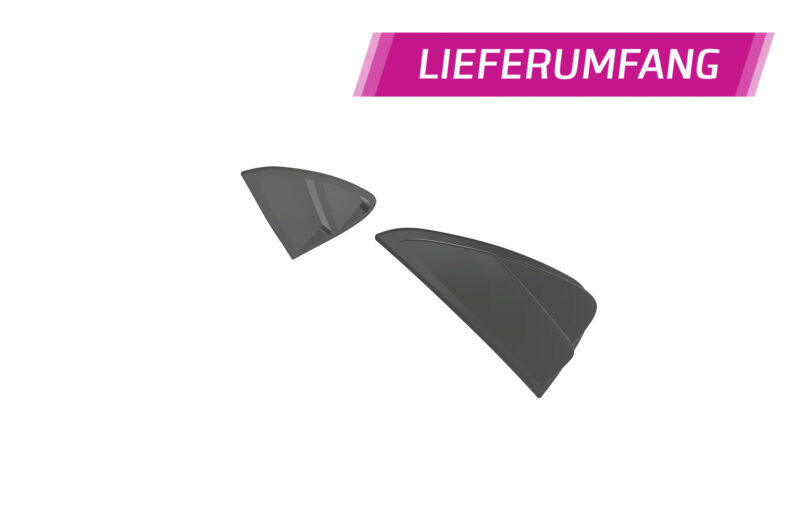 Cubiertas de ventanillas laterales para Hyundai I30 (PD) hatchback SSB024-S Negro mate 5