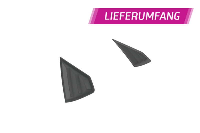 Cubiertas de ventanillas laterales para Kia EV6 SSB028-S Negro mate 5