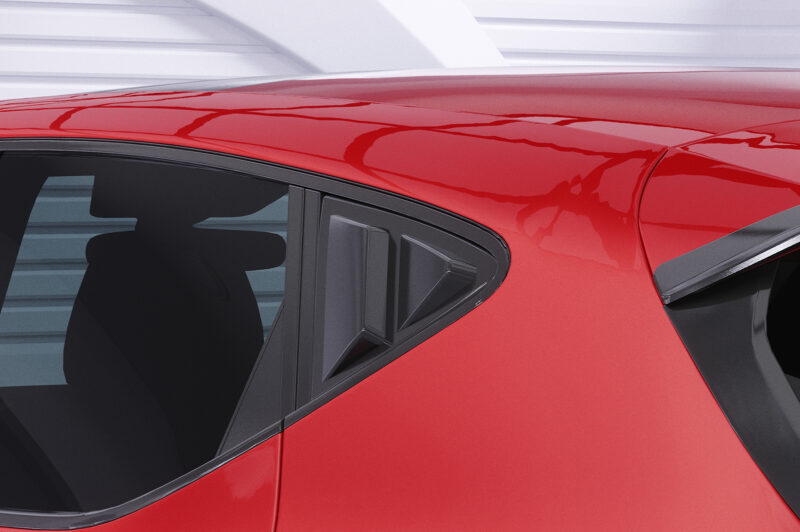 Cubiertas de lunas laterales para Seat / Cupra León 4 (tipo KL) hatchback SSB029-S Negro mate 2