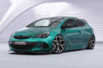 Cubiertas de ventanillas laterales para Opel Astra J GTC SSB031-S Negro mate 4