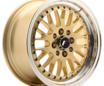 Llanta Japan Racing JR10 15x7 ET30 4x100/108 Gold w/ Machined Lip