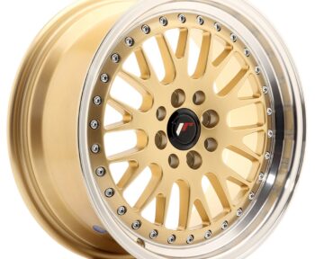 Llanta Japan Racing JR10 16x7 ET30 4x100/108 Gold w/ Machined Lip