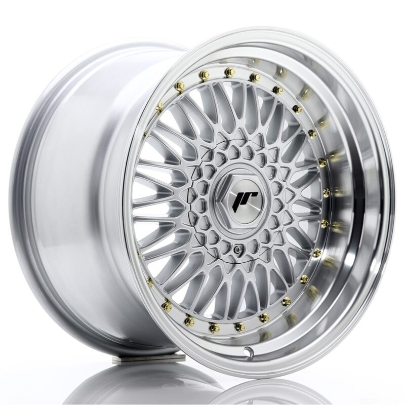 Llanta Japan Racing JR9 17x10 ET20 4x100/108 Silver w/ Machined Lip