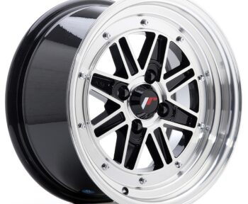 Llanta Japan Racing JR31 15x7.5 ET20 4x100 Gloss Black Machined Face