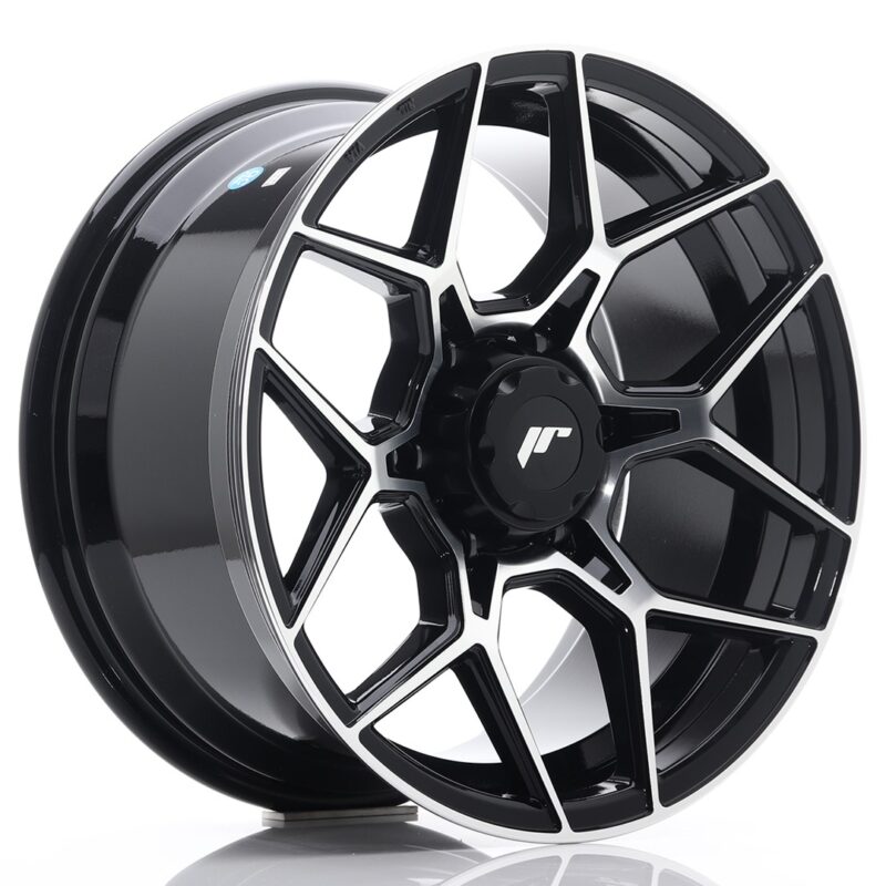 Llanta Japan Racing JRX9 18x9 ET18 6x114.3 Gloss Black Machined Face