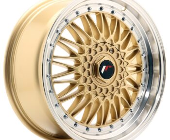 Llanta Japan Racing JR9 18x8 ET35 5x100/120 Gold w/ Machined Lip