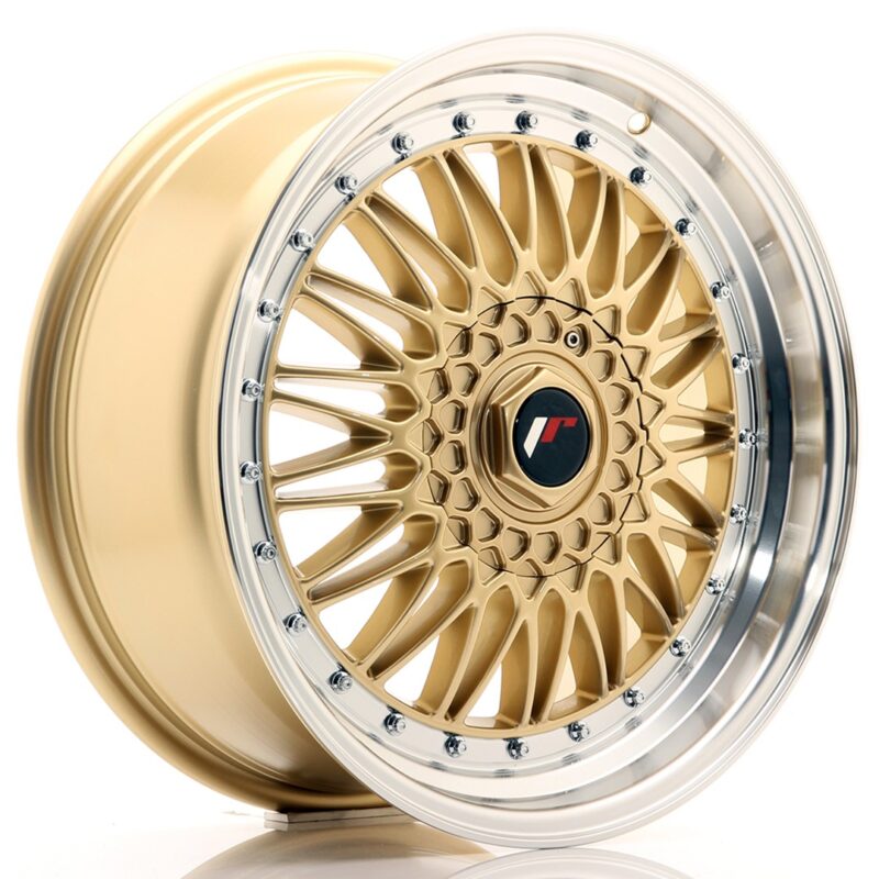 Llanta Japan Racing JR9 18x8 ET35 5x100/120 Gold w/ Machined Lip