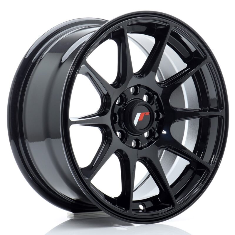 Llanta Japan Racing JR11 15x7 ET30 4x100/108 Gloss Black