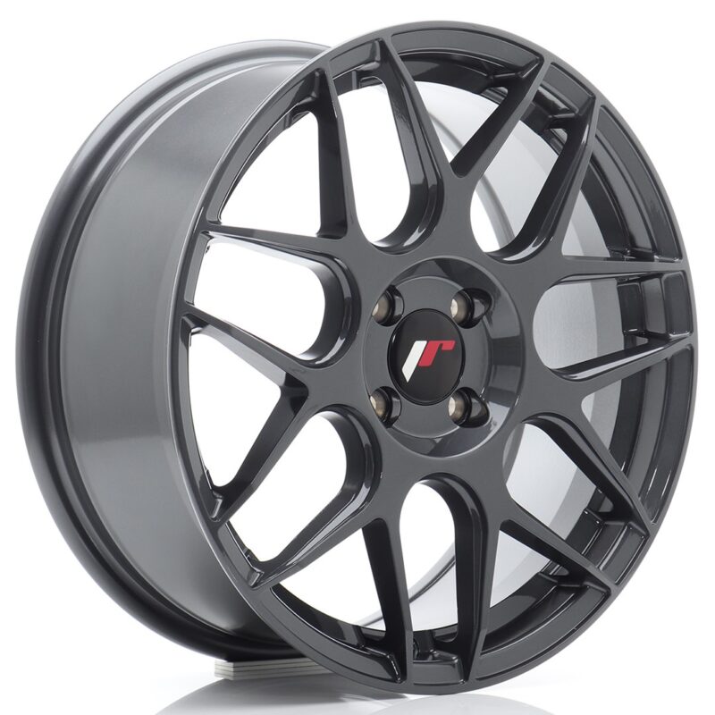 Llanta Japan Racing JR18 17x7 ET40 4x100 Hyper Gray