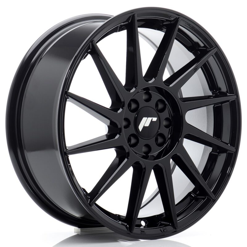 Llanta Japan Racing JR22 17x7 ET25 4x100/108 Gloss Black