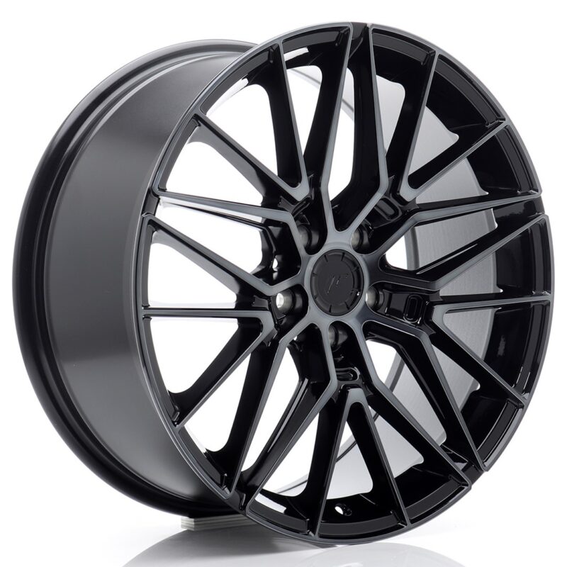 Llanta Japan Racing JR38 19x8 ET40 5x112 Black Machined w/ Tinted Face