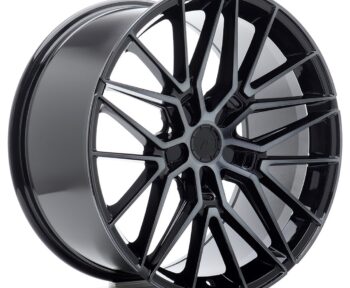 Llanta Japan Racing JR38 20x10 ET45 5x120 Black Machined