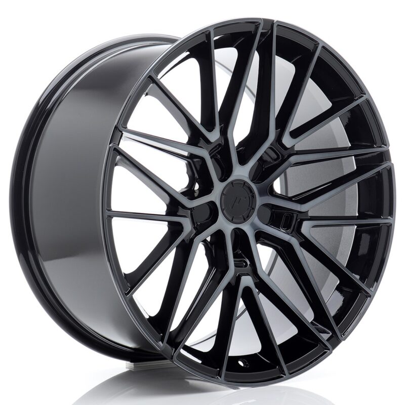 Llanta Japan Racing JR38 20x10 ET45 5x120 Black Machined