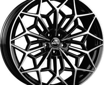 Fotografía de llanta ANTERA A105 PIANO BLACK DIAMOND