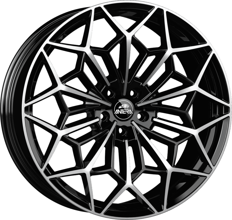 Fotografía de llanta ANTERA A105 PIANO BLACK DIAMOND