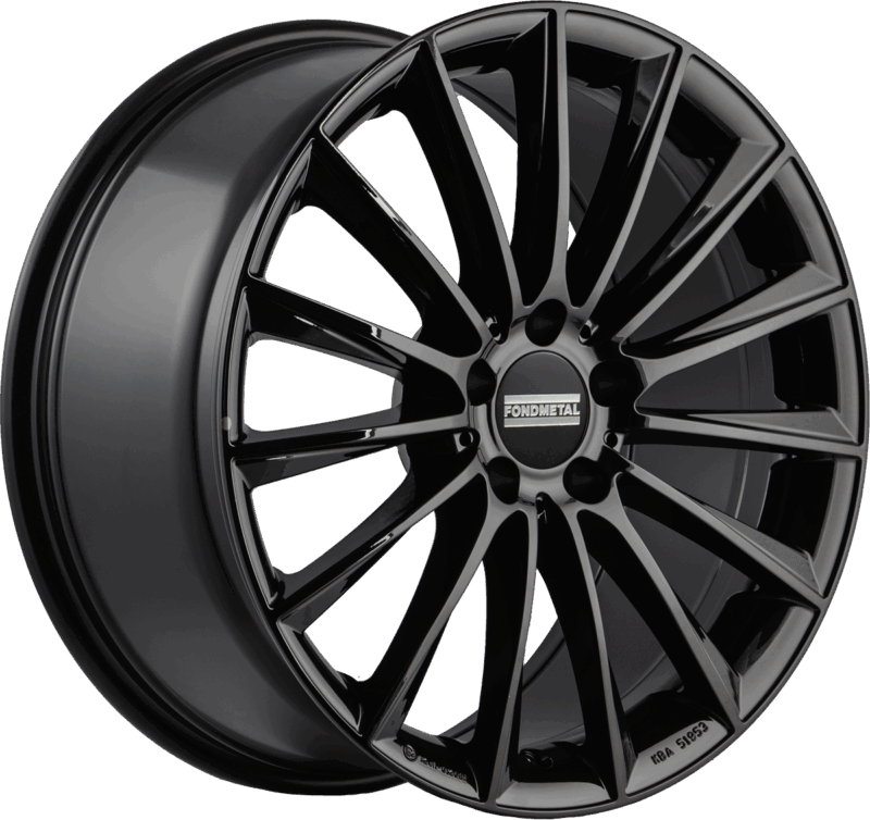Fotografía de llanta FONDMETAL AIDON GLOSSY BLACK
