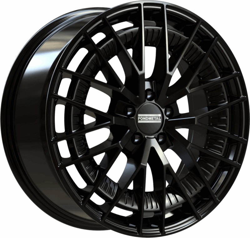 Fotografía de llanta FONDMETAL KARI GLOSSY BLACK