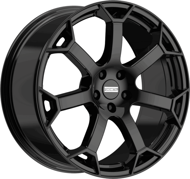 Fotografía de llanta FONDMETAL ZEPHYRUS GLOSSY BLACK
