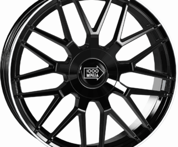 Fotografía de llanta MILLE MIGLIA MM007 GLOSS BLACK POLISHED LIP