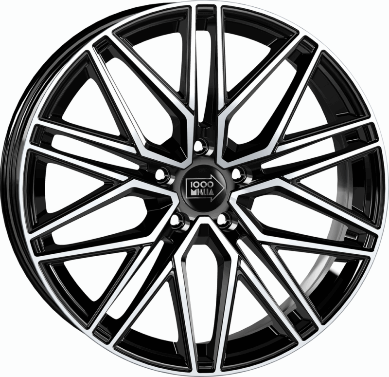 Fotografía de llanta MILLE MIGLIA MM1023 GLOSS BLACK POLISHED