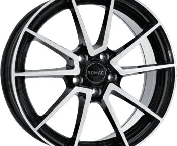 Fotografía de llanta ROMAC AIR GLOSS BLACK W/ POLISHED FACE
