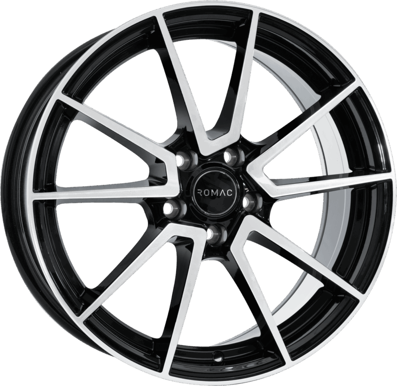 Fotografía de llanta ROMAC AIR GLOSS BLACK W/ POLISHED FACE