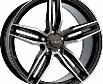 Fotografía de llanta ROMAC VENOM GLOSS BLACK W/ POLISHED FACE